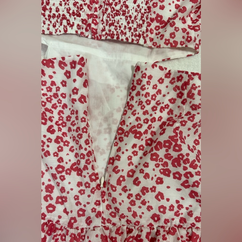 NWOT KEEPSAKE the Label Red and White Casual Floral Sundress Size S - Picture 14 of 16